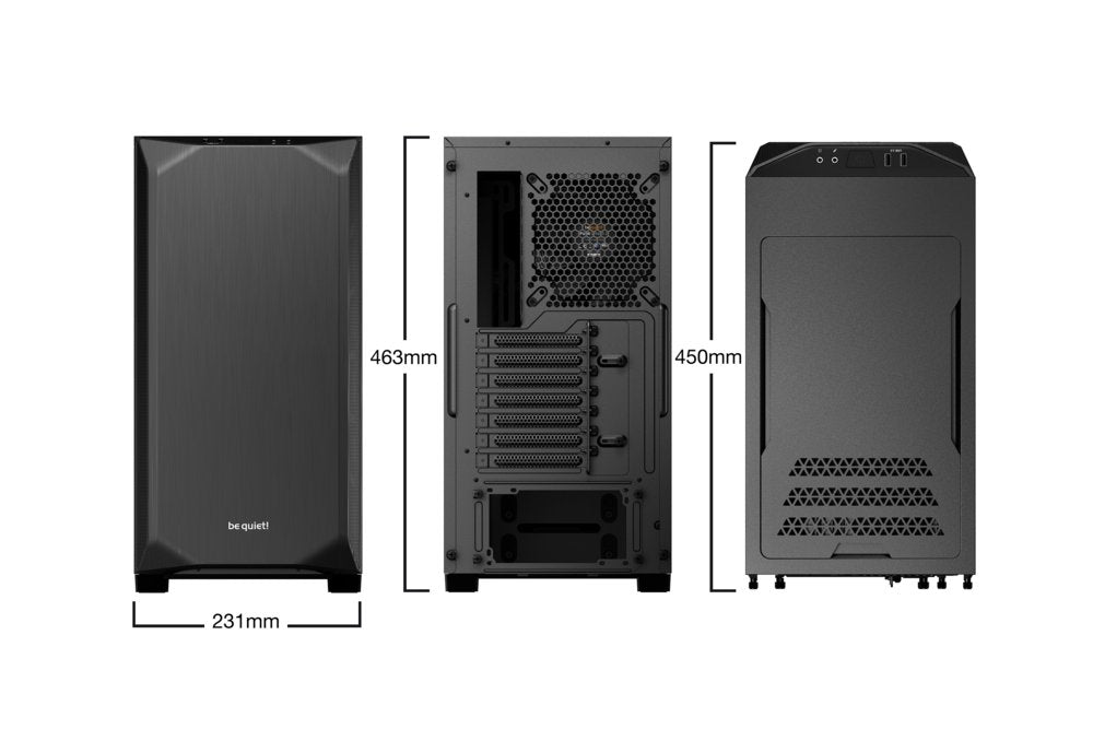 be quiet! Pure Base 500 | Midi Tower Case | Zwart
