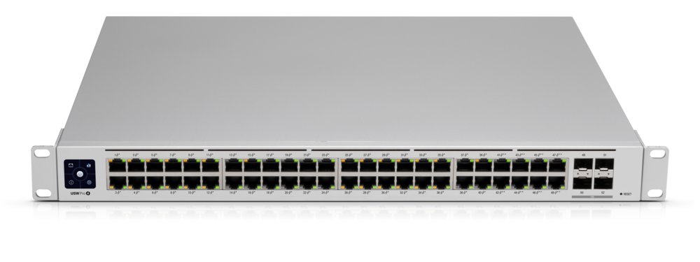 Ubiquiti UniFi USW-Pro-48-PoE Gen2 | Managed L2/L3 Switch | 48 Poorten | Gigabit Ethernet (10/100/1000 Mbps) | PoE++ | 1U Rac