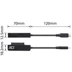 ACT kabel-tussenstuk | USB-C naar SATA 7-pin + 15-pin | Zwart | AC1525