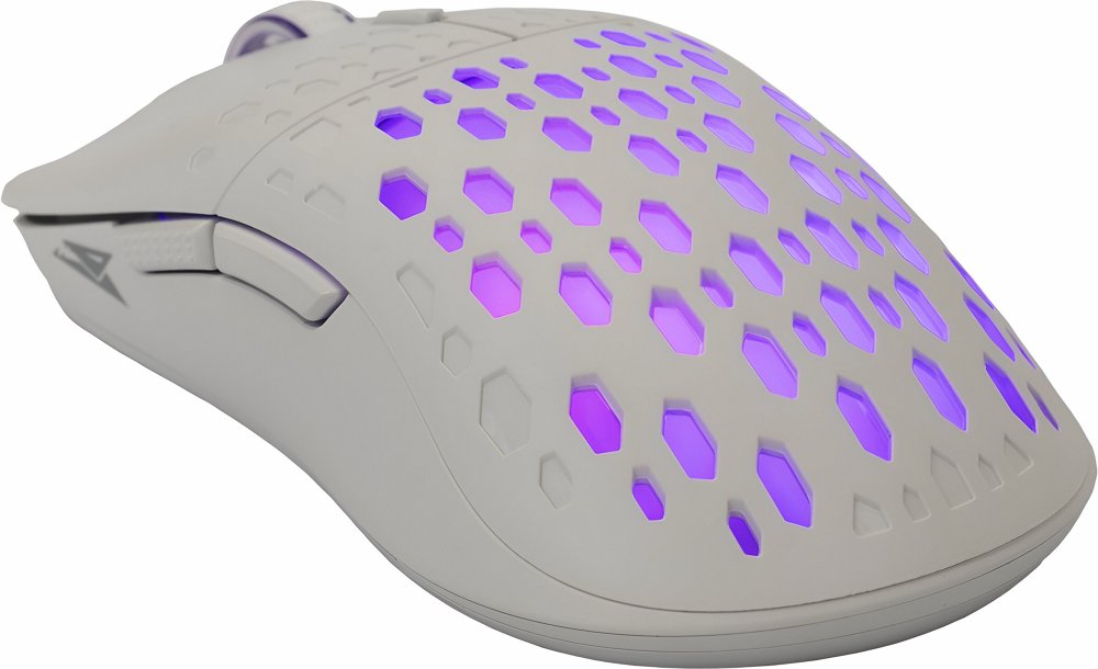 Baracuda OCTOPUS RGB | Bekabelde Gaming Muis | Rechtshandig | USB-A | 3600 DPI | Wit