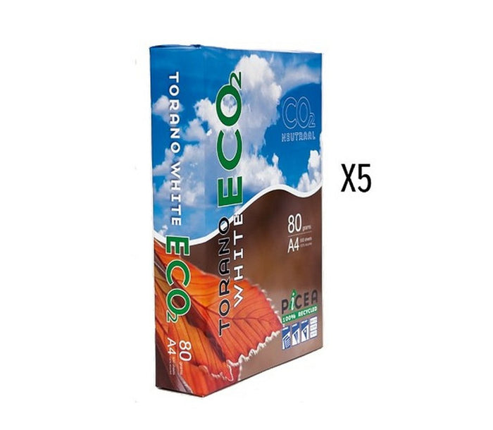 Printpapier Torano White | A4 | 80 g/m² | 5x500 Pack