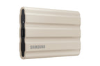 Samsung T7 Shield | Externe SSD | 1TB | USB 3.2 Gen2 | 1.050MB/s Lezen | 1.000MB/s Schrijven | Beige