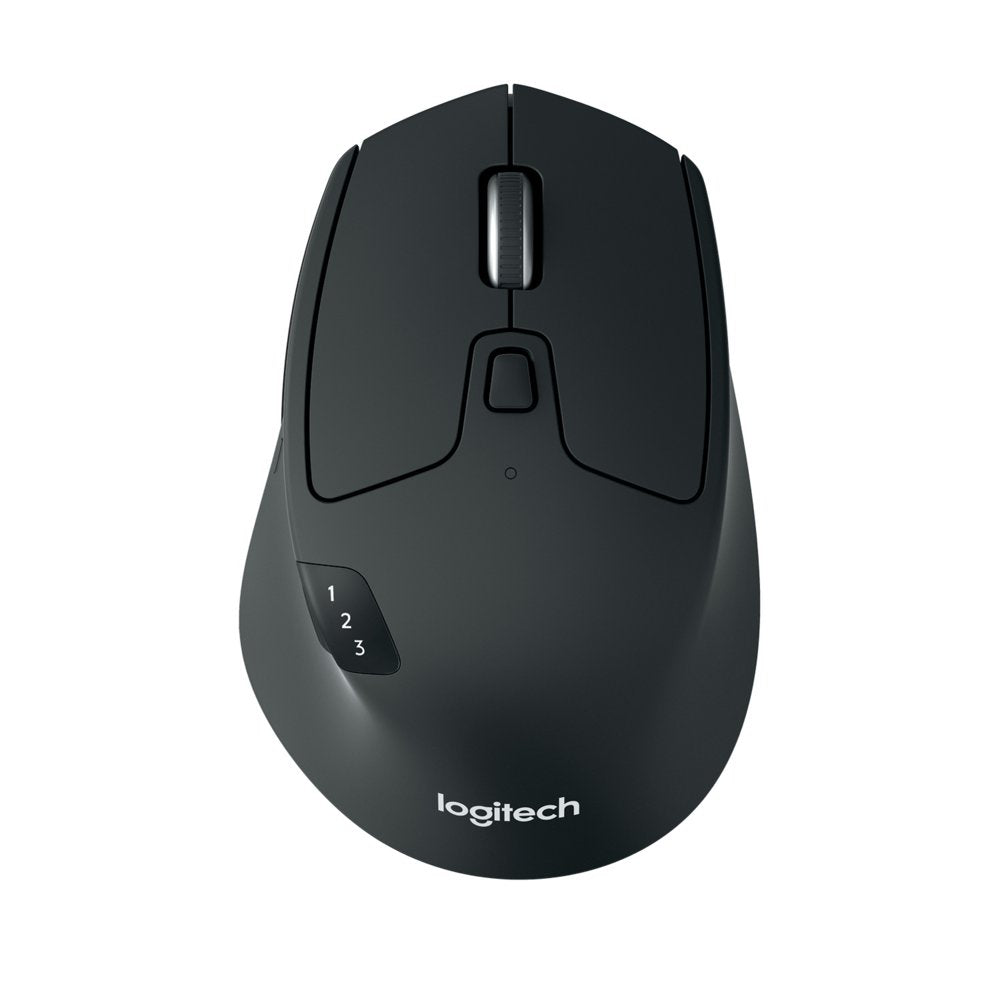 Logitech M720 Triathlon | Draadloze Muis | Rechtshandig | RF + Bluetooth | 1000 DPI | Zwart