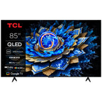 TCL 85T69C 85" | 4K QLED Smart TV | Google TV | Dolby Vision | Zwart