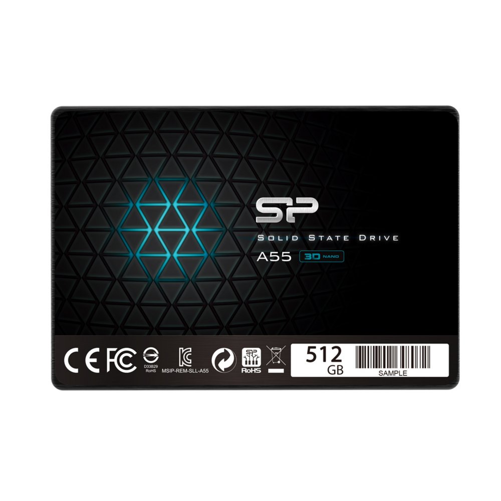Silicon Power A55 | 4TB SATA SSD | 2.5'' | 500MB/s Lezen | 450MB/s Schrijven