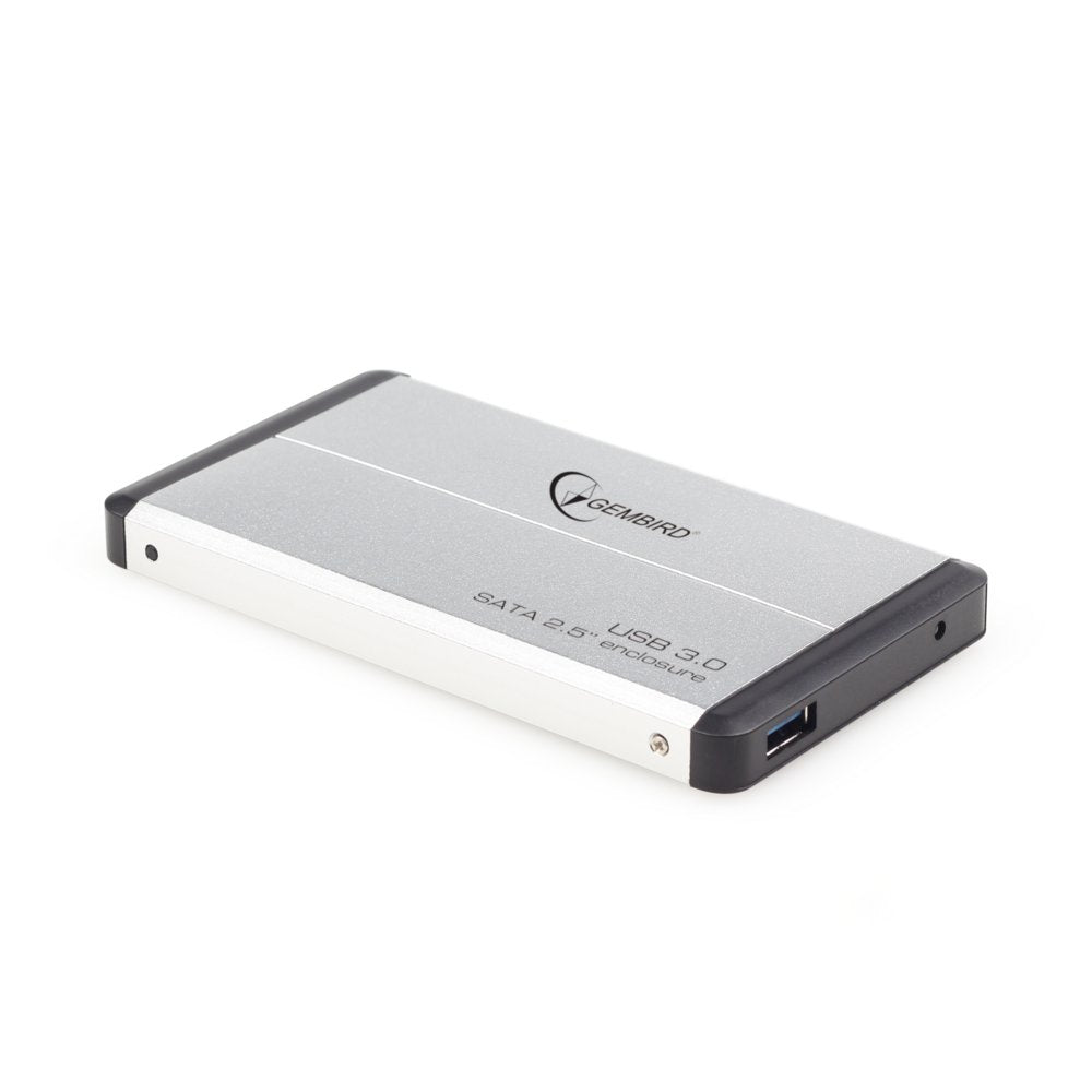 Gembird EE2-U3S-2-S | 2,5" SATA HDD/SSD Behuizing | USB 3.0 (5 Gbit/s) | Zilver