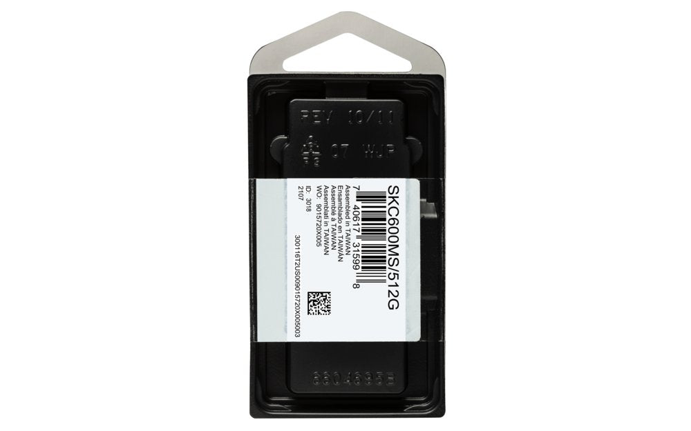 Kingston KC600 | 512GB SATA SSD | mSATA | 550MB/s Lezen | 520MB/s Schrijven