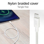 ACT AC3081 | USB 2.0 Kabel | USB-C naar USB-C | 60W | 480Mbps | Wit | 2 Meter