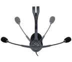 Logitech H111 | On-Ear Bedrade 3,5mm Koptelefoon met Microfoon | Grijs