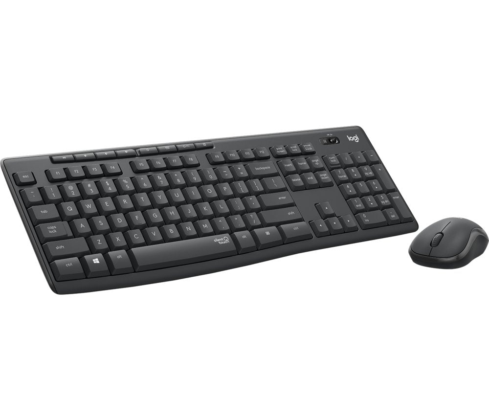 Logitech MK295 Silent | Draadloze Muis-en-Toetsenbordcombo | USB-ontvanger | QWERTY | Zwart