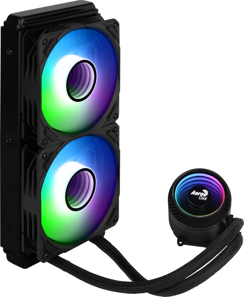 Aerocool Mirage L240 2 x 120MM ARGB RGB/GAMING Waterkoeler