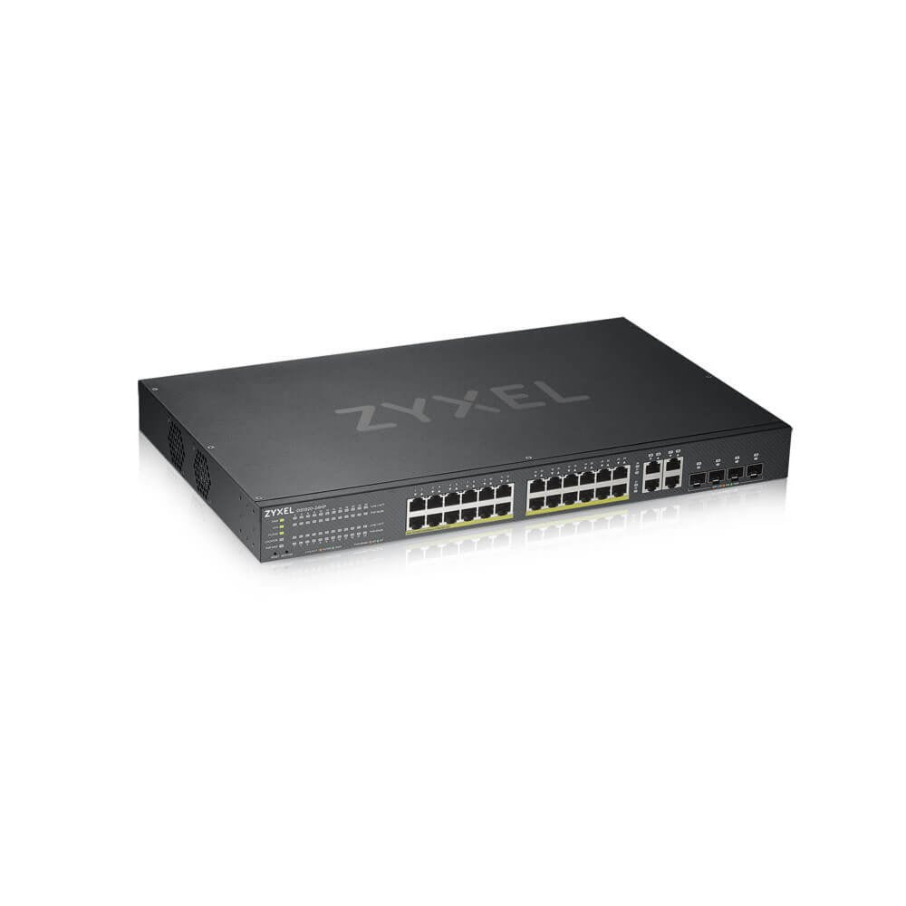 Zyxel GS1920-24HPV2 | Managed Switch | 24x Gigabit Ethernet | PoE | Zwart