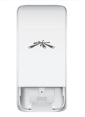Ubiquiti airMAX NanoStation M2 loco | WiFi 4 Outdoor CPE | 150 Mbit/s | Passief PoE (injector inbegrepen) | Inclusief Mastmon