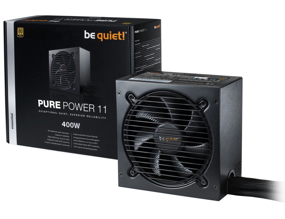 be quiet! Pure Power 11 | 400 Watt Gold ATX PSU | Power Supply | Voeding