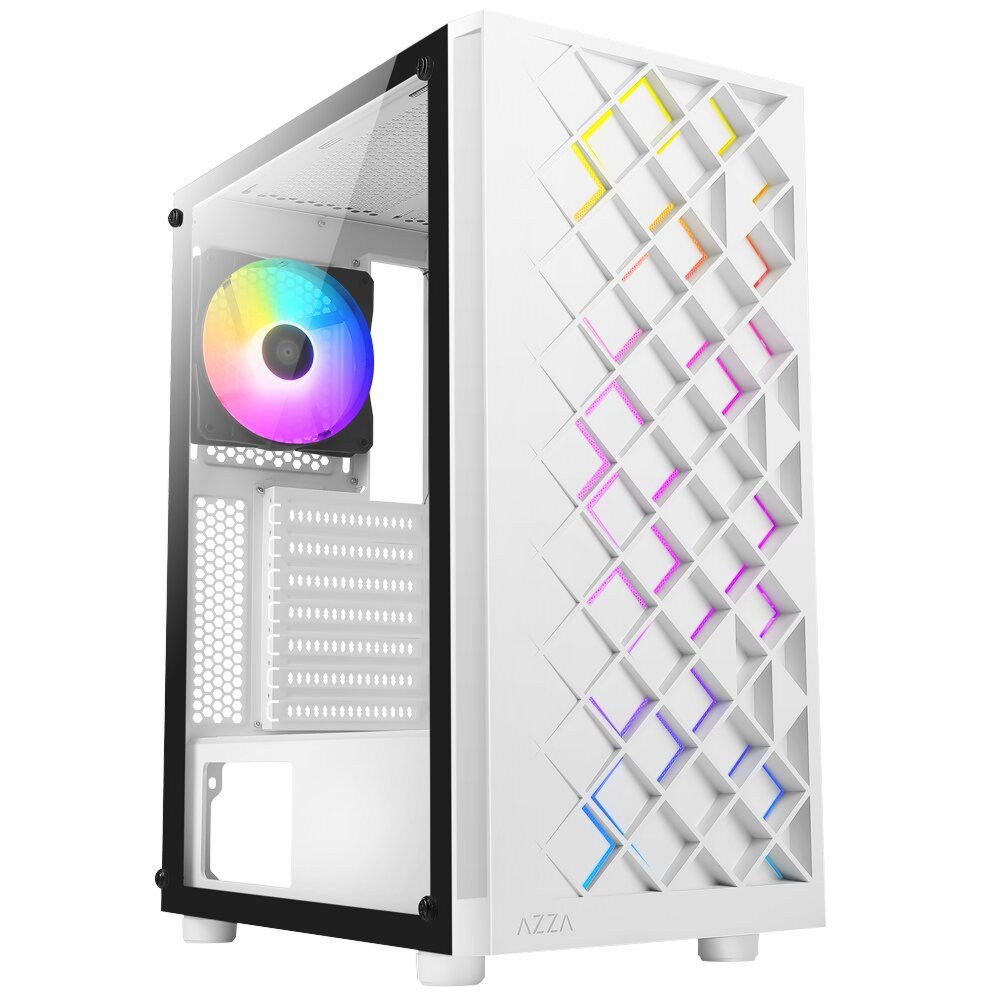Azza Spectra RGB | Midi Tower Case | Wit