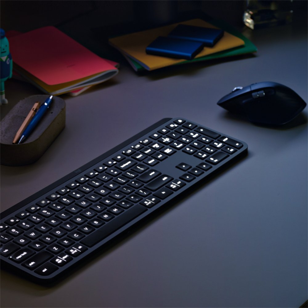 Logitech MX Keys Combo for Business Gen 2 | Draadloze Toetsenbord- en Muis-combo | RF / Bluetooth | QWERTY US International |