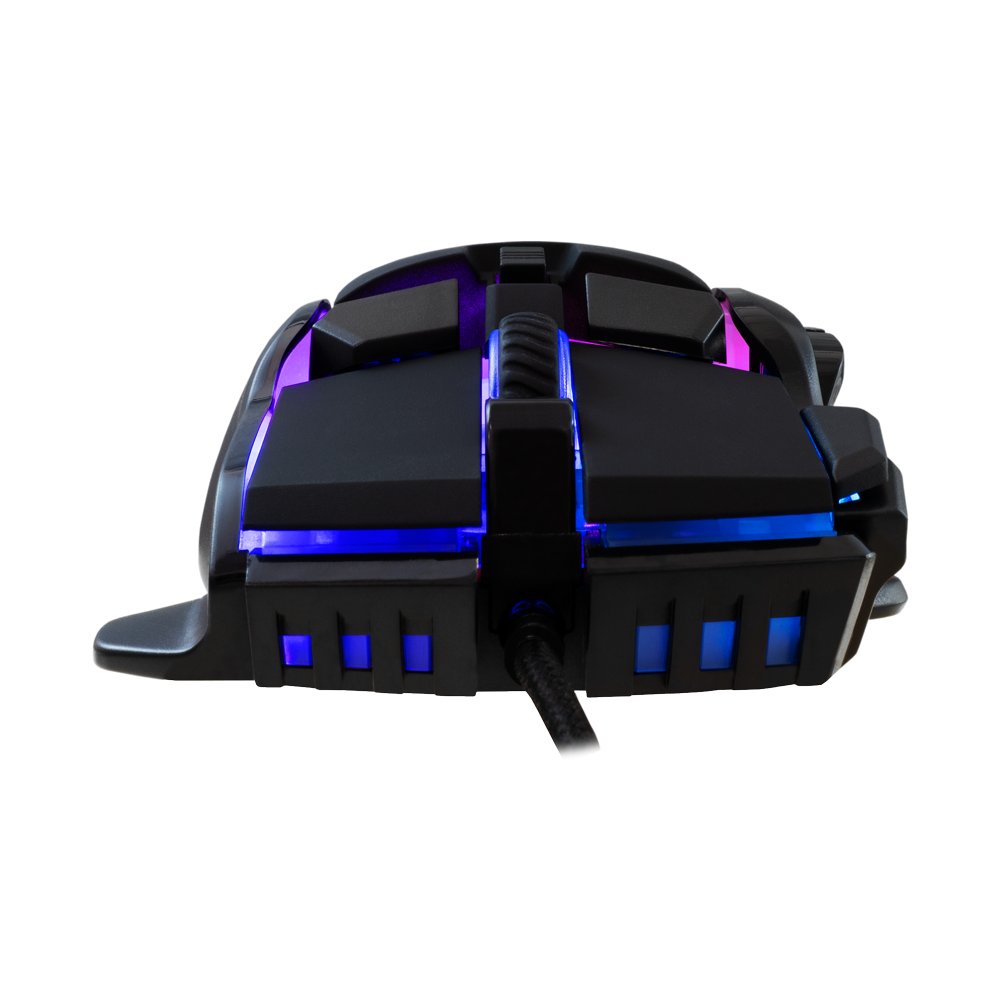 Baracuda PIRANHA RGB | Bedrade Gaming Muis | USB-A | 7200 DPI | Zwart