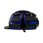 Baracuda PIRANHA RGB | Bedrade Gaming Muis | USB-A | 7200 DPI | Zwart
