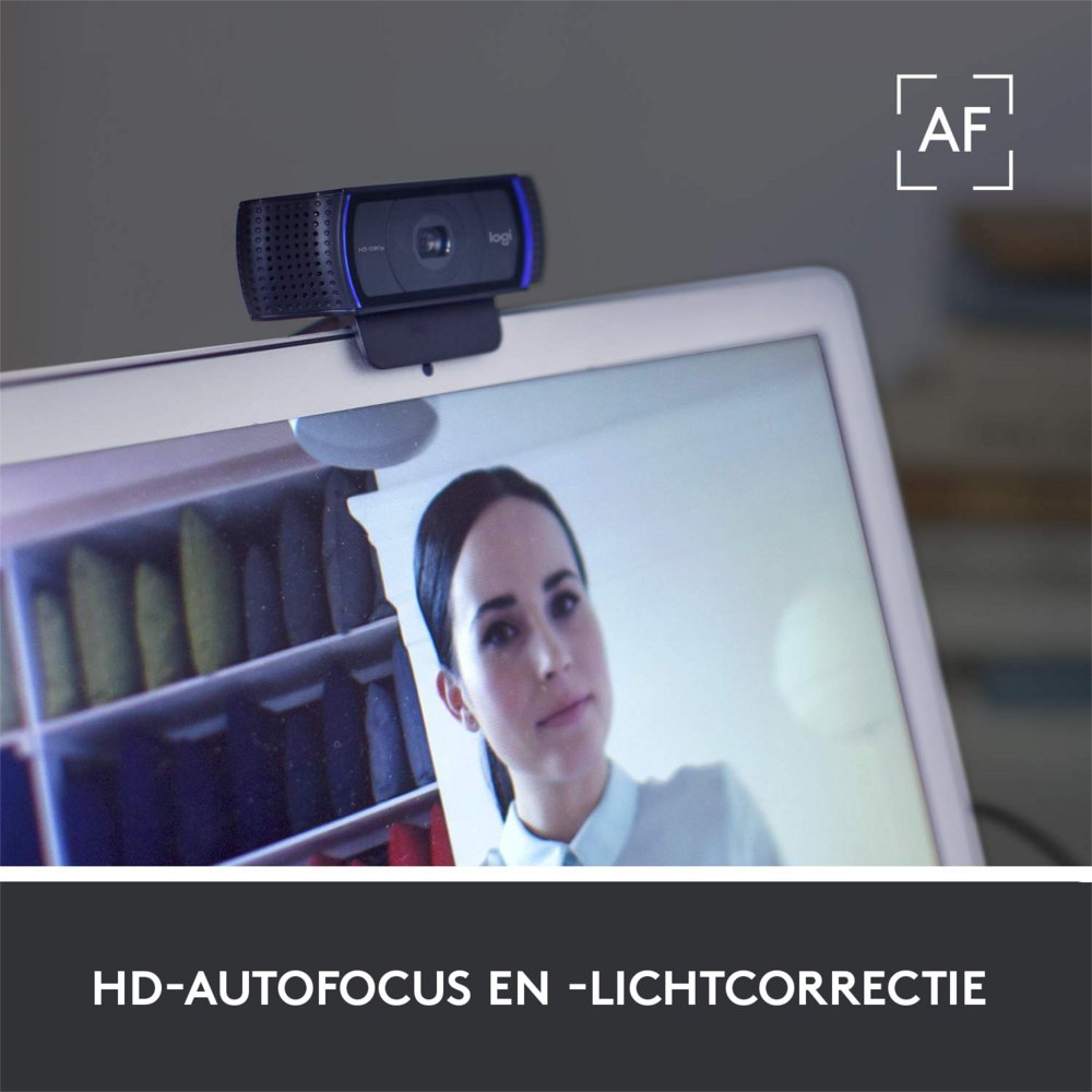 Logitech C920 HD | 1080p 30FPS USB Webcam | Met Microfoon