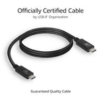 ACT AC7402 | USB 3.2 Gen 1 Kabel | USB-C naar USB-C | 2m | Zwart