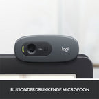 Logitech C270 | 720p 30FPS USB Webcam met Microfoon