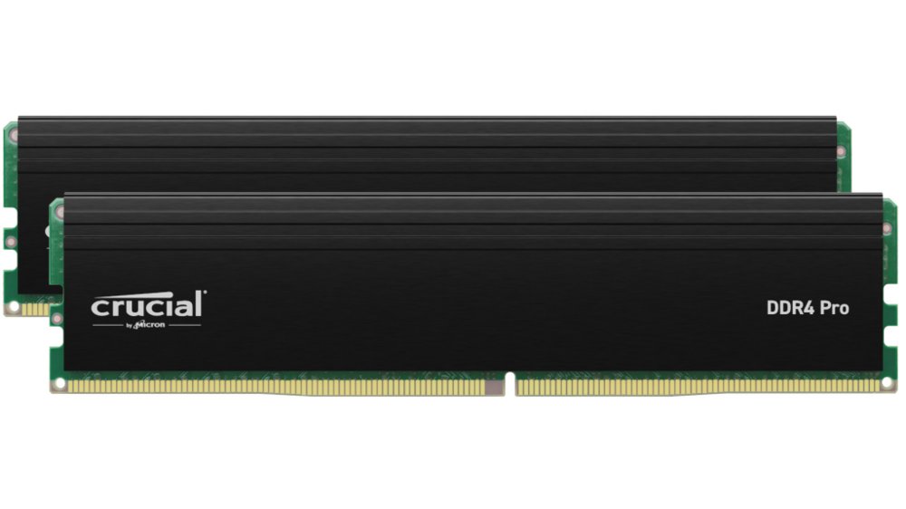 Crucial Pro | 64GB 2x32GB DDR4 | 3200MHz | DIMM | CL22 | Geheugenmodule | RAM