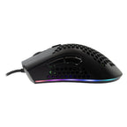 Baracuda CORAL RGB | Bedrade Gaming Muis | USB-A | 12800 DPI | Zwart
