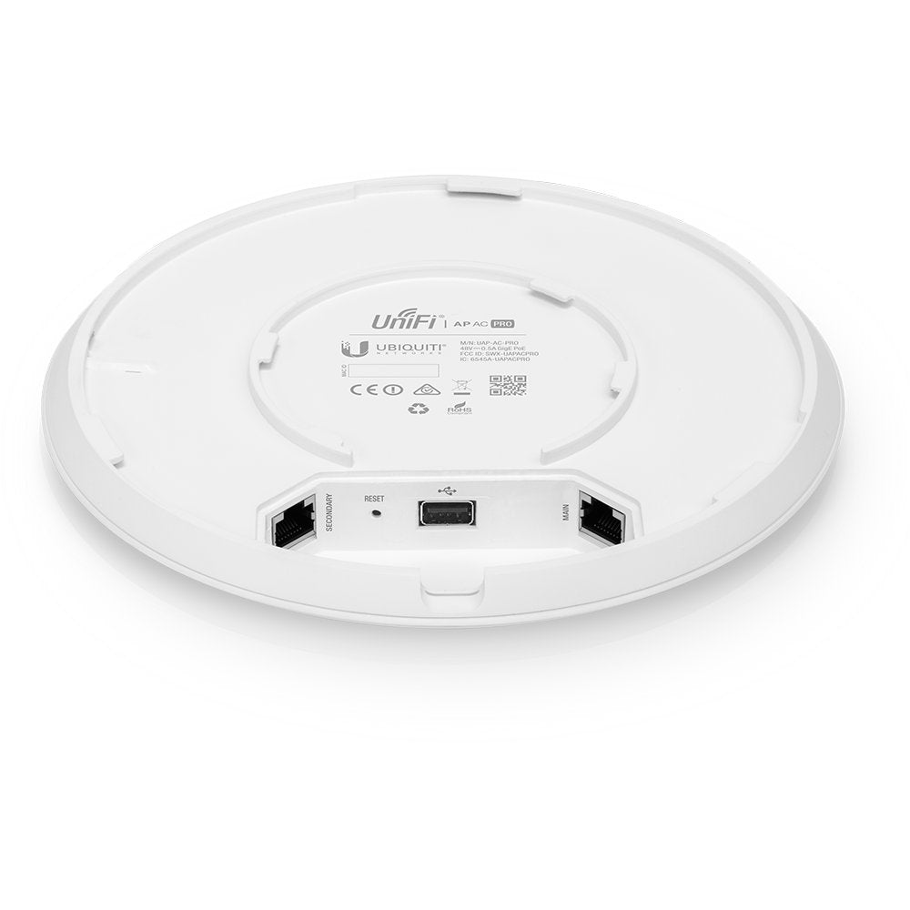 Ubiquiti UniFi UAP-AC-PRO (5-pack) | WiFi 5 Access Point (AC1750) | 1300 Mbit/s | PoE (met Adapter) | Inclusief Plafond- en M