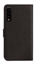 Mobiparts Saffiano Wallet Case | Samsung Galaxy A7 (2018) | Black