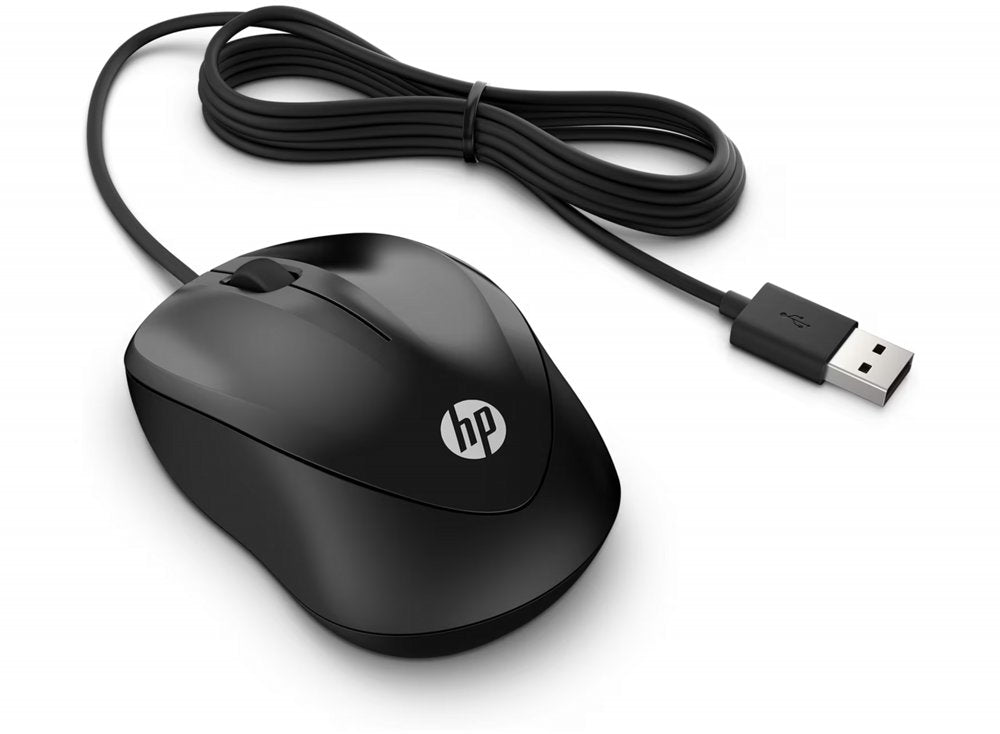 HP 1000 | Bekabelde Muis | Links- en Rechtshandig | 1000 DPI | Zwart