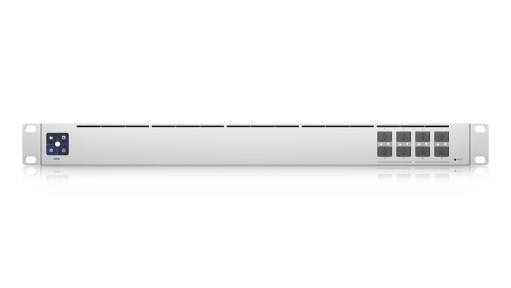 Ubiquiti Networks USW-Aggregation | Managed L2 Switch | 8 Poorten | 10G SFP+ | 1U Rackmount | Zilver