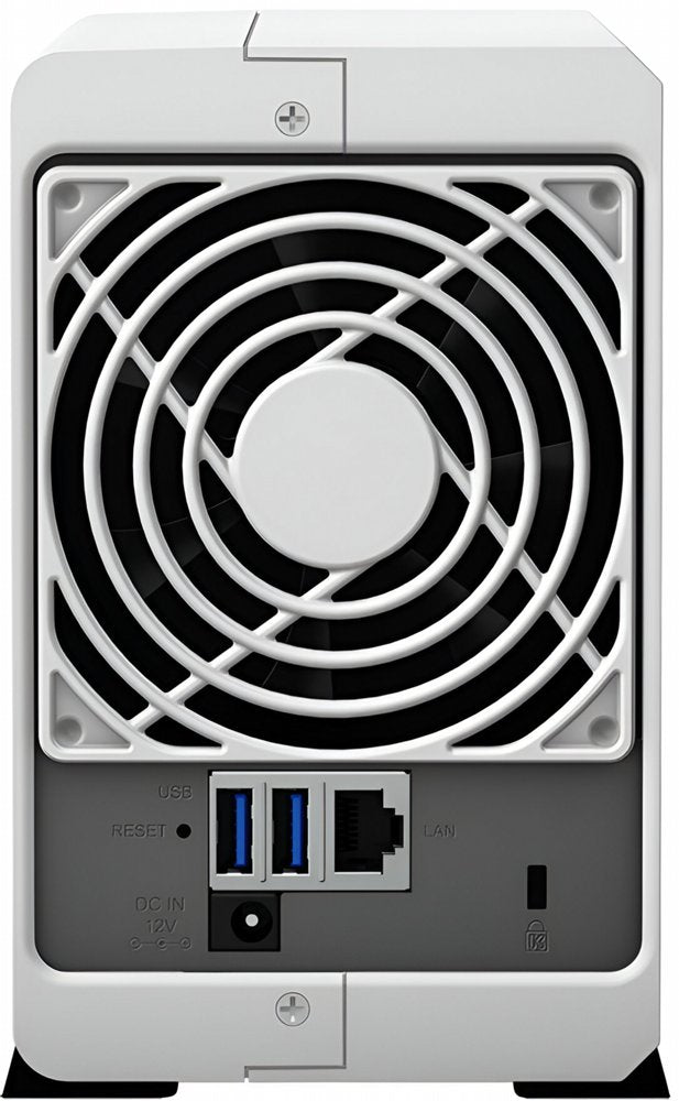 Synology DiskStation DS220J NAS 4TB | 2 Drive Bays | Inclusief 2 x 2TB HDD | 1x Gigabit Ethernet | Wit