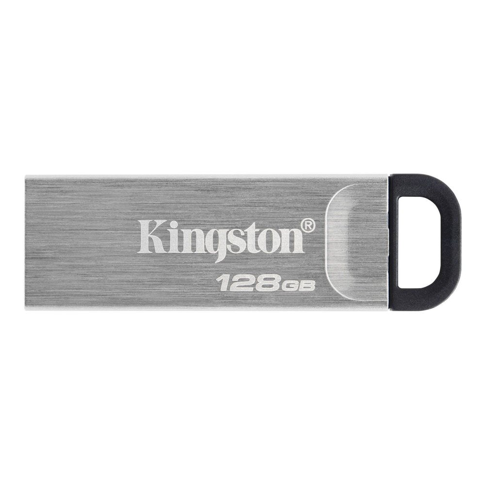 Kingston DataTraveler Kyson | 128GB USB-A 3.2 Flash Drive | tot 200 MB/s lezen | tot 60 MB/s schrijven | Zilver